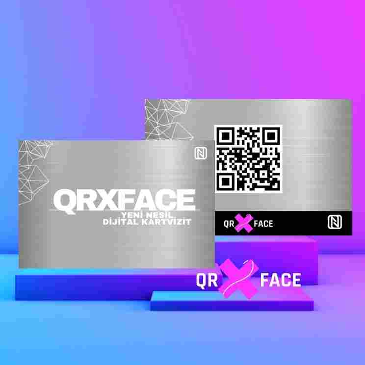 qrxface dijital kartvizitleri